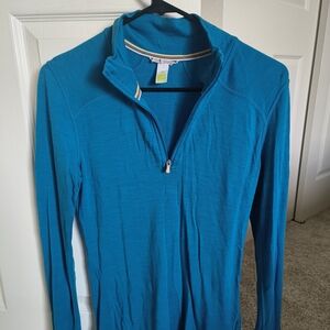 Smartwool Women's Blue Quarter Zip